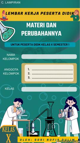 Materi dan perubahannya
