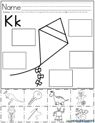 Letter Kk Sound Identify