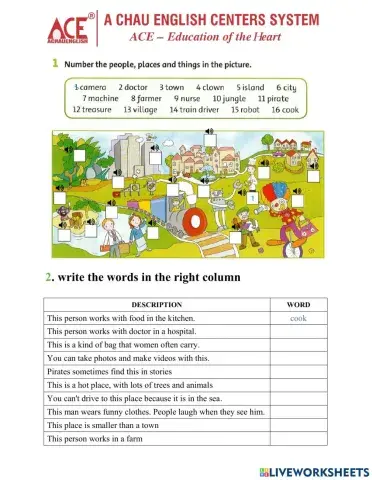 Review Lesson 1,2 Movers - Unit 6
