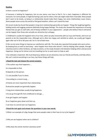 Reading comprehension-2