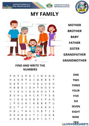 Numbers and My Family