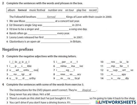 All clear 3 Vocabulary extension