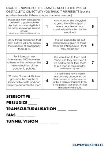 C1 Lesson 24 Examples of obstacles to objectivity