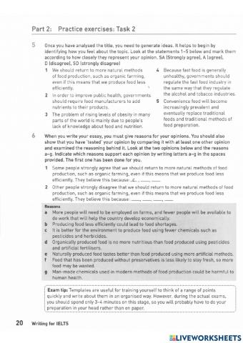 IELTS 5.0 - Unit 4 - Lesson 3 - Writing practice