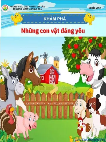 Những con vật đáng yêu