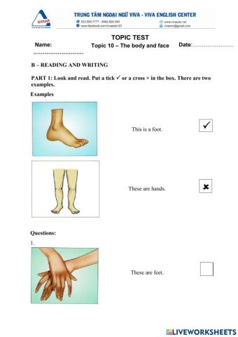 Idict 1 - Test unit 10 - Reading and writing test