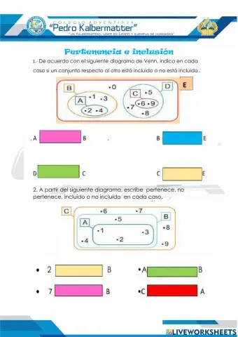 Inclusion de conjuntos