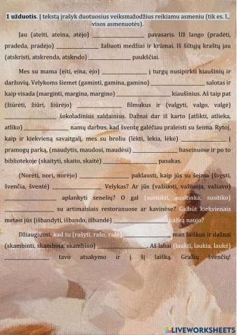 Veiksmažodžių asmenavimas