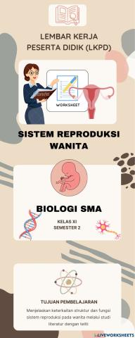 E-LKPD Sistem Reproduksi Wanita