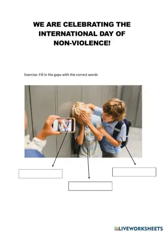 Non violence fill in the gaps