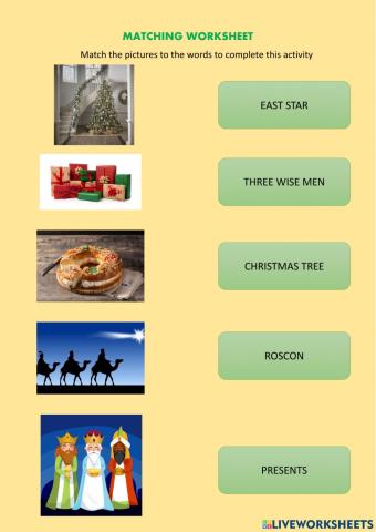 Join christmas worksheet