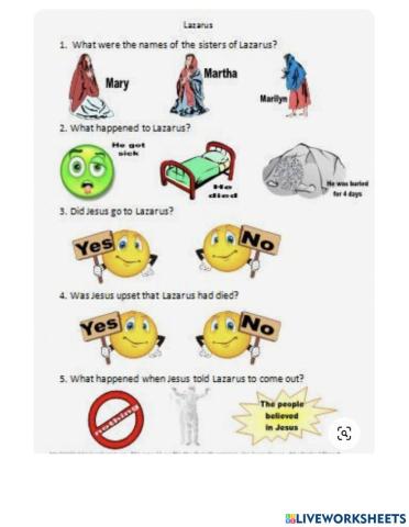 Lazarus resurrection