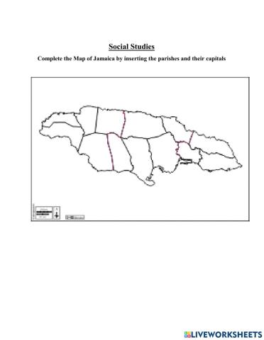 Jamaica-s Parishes and Capitals