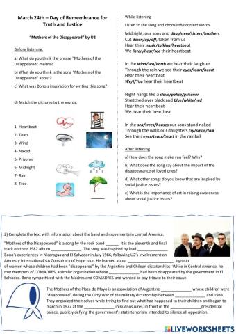 March 24th – Day of Remembrance for Truth and Justice