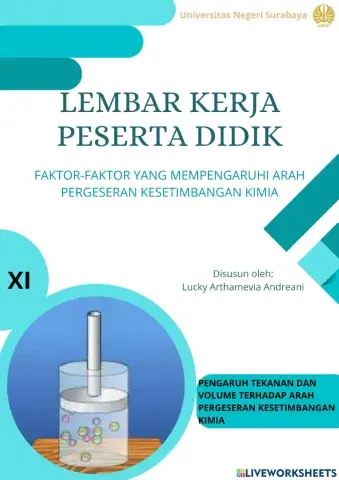 Lkpd kesetimbangan kimia faktor tekanan dan volume