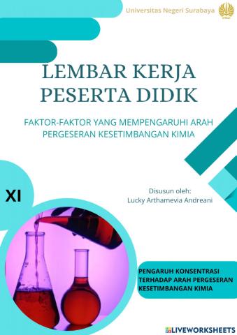 Lkpd kesetimbangan kimia faktor konsentrasi