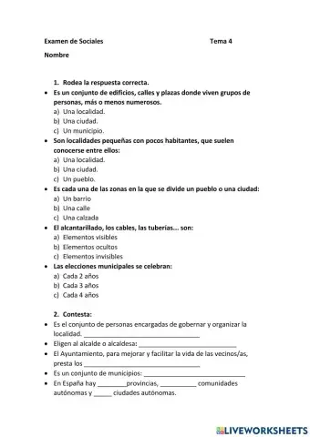 El lugar donde vivimos