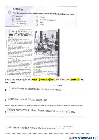 wb 14 The film industry