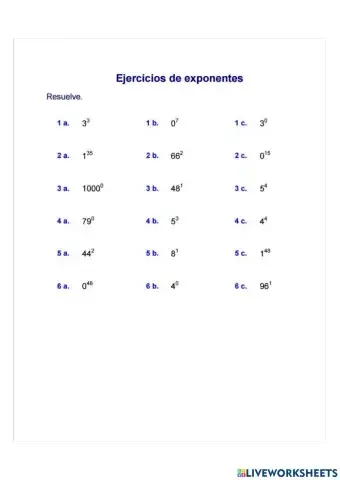 Practicamos potencias