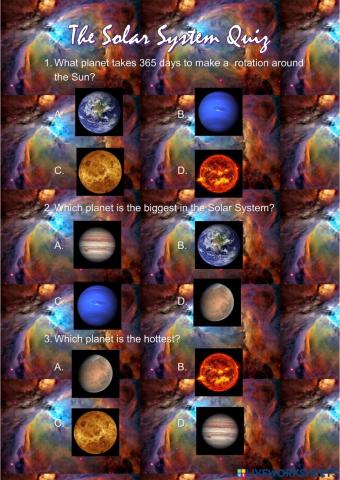 The Solar System Quiz