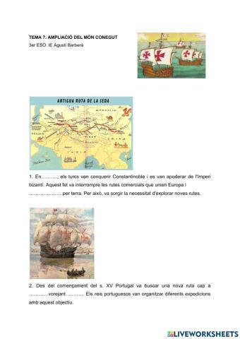 Ampliació del món conegut