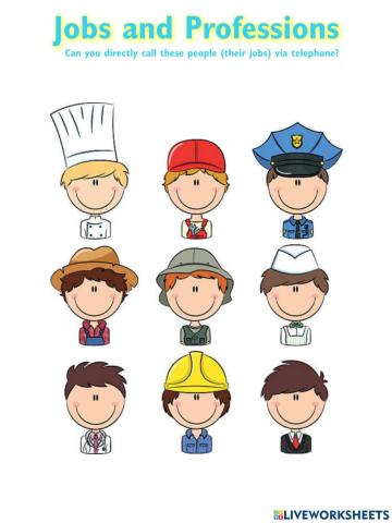 Jobs and Professions: Can You Call Them?