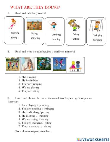 What are they doing?