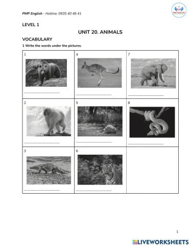 Prepare 1 - Unit 20.1