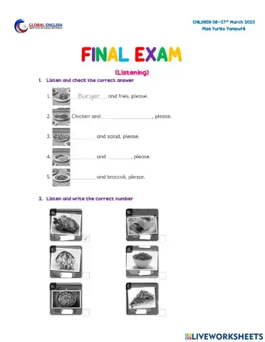 Final exam-listening-children 08