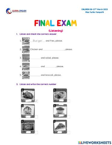 Final exam-listening-children 08