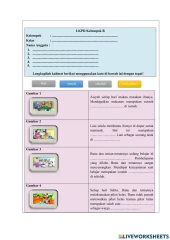 Hak dan Kewajiban Kelas 3