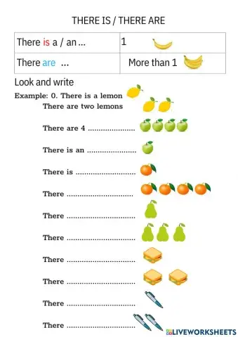 There is- There are - Grade 2