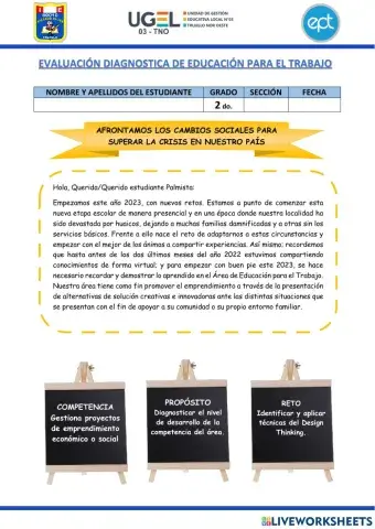 Evaluacón diagnóstica