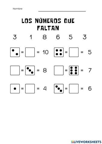Suma Matemáticas infantil