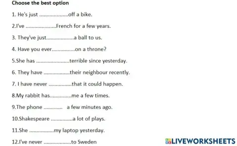 Present perfect vs past simple