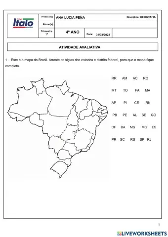 As regiões do Brasil