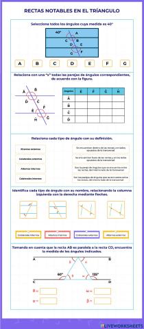 Ángulos correspondientes