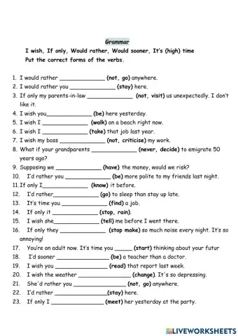 Grammar consolidation