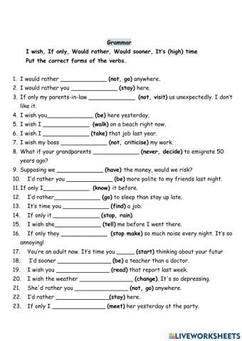 Grammar consolidation