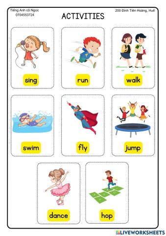 Activities - Grade 1