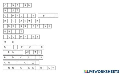 4b listening voc check