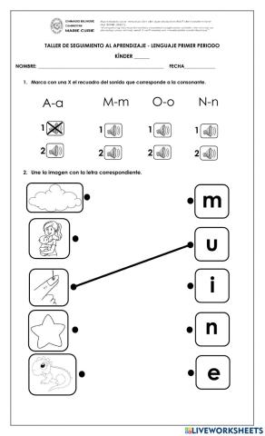 Taller de seguimiento al aprendizaje - primer periodo