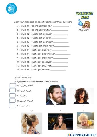 Has got - Describing people