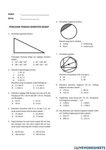 Pts kelas 8 semester 2