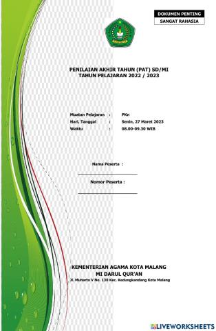 Penilaian Akhir Tahun