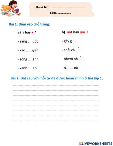 Chính tả Trên đường mòn Hồ Chí Minh