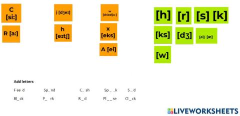 Lesson 2 letters and sounds