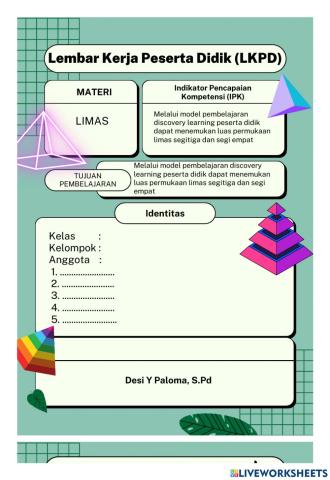 Lkpd luas permukaan limas