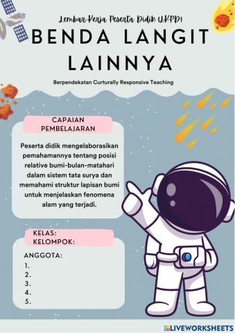 Tata Surya (Benda Langit Lainnya)
