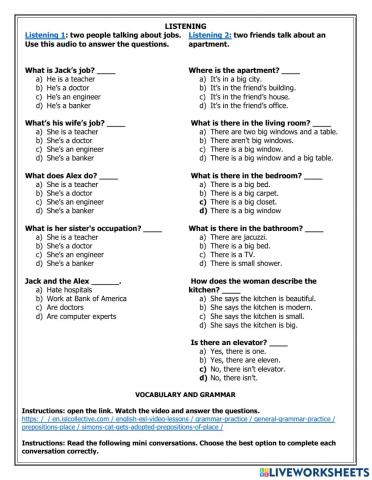 Review Verb To Be - A1